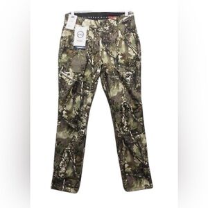 Wrangler ATG Sierra Slim Fit Camo print Mid-Rise Canvas Pants size 6 AVG new